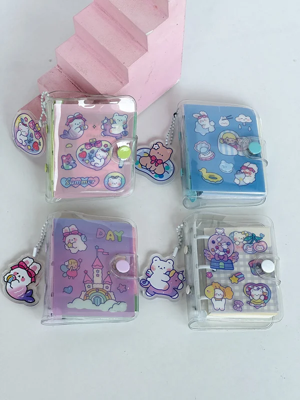 دفترچه کلاسوری جلد شفاف